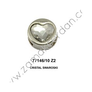 ENTREPIEZA CORAZÓN SWAROVSKI
