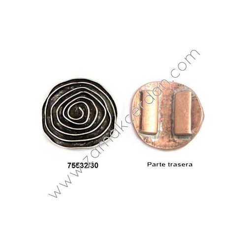 ENTREPIEZA BRAZALETE ESPIRAL LACADO