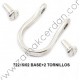 MEDIO ANILLO BASE + DOS TORNILLOS