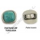 MEDIO ANILLO  PIEDRA TURQUESA