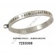PULSERA ARO CON ANILLA "DUERMO POCO…SUEÑO MUCHO"