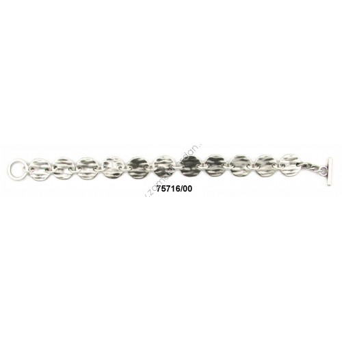 PULSERA COMPLETA CIRCULOS MARTILLADOS PEQUEÑOS