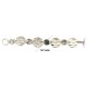 PULSERA COMPLETA CÍRCULOS MARTILLADOS GRANDES Y PEQUEÑOS