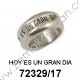 ANILLO "HOY ES UN GRAN DÍA"
