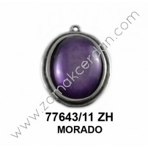 COLGANTE CON PIEDRA MORADO