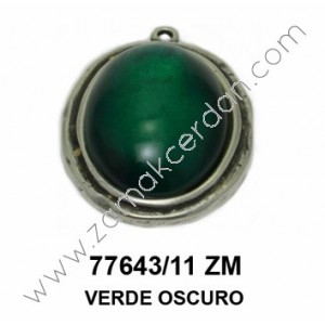 COLGANTE CON PIEDRA VERDE OSCURO