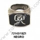 ANILLO SELLO SÍMBOLO JAPONÉS NEGRO