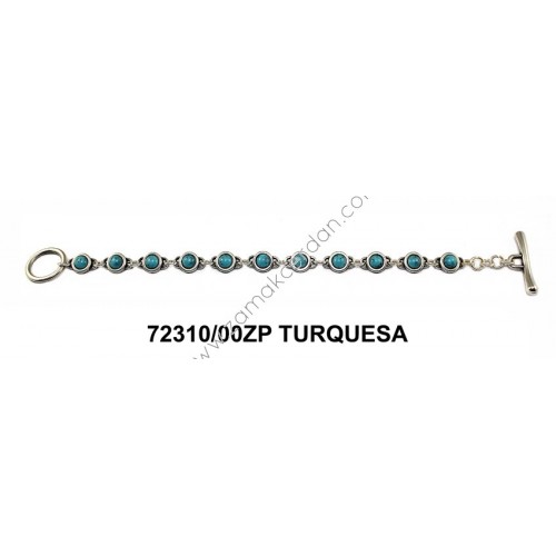 PULSERA COMPLETA CON TURQUESA PEQUEÑA