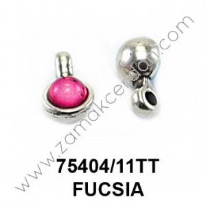 COLGANTE CON FUCSIA