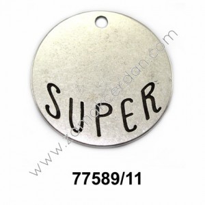 COLGANTE CHAPA REDONDA GRANDE "SUPER"