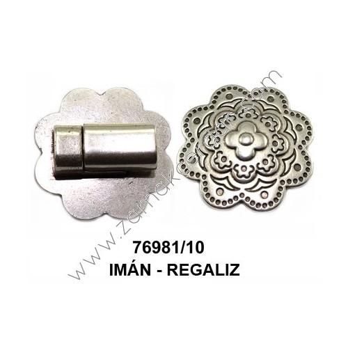 CIERRE DE IMÁN REGALIZ FLOR