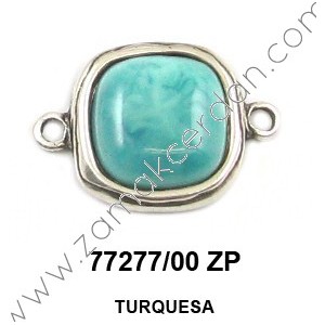 ENTREPIEZA DOS ANILLAS CON TURQUESA