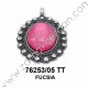 COLGANTE OVALADO FUCSIA