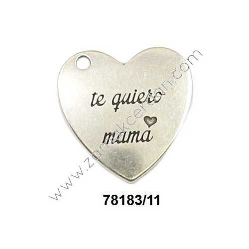COLGANTE CORAZÓN "TE QUIERO MAMÁ"