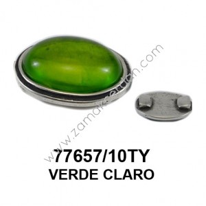ENTREPIEZA CON PIEDRA VERDE CLARO