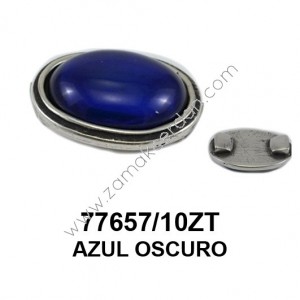 ENTREPIEZA CON PIEDRA AZUL CLARO