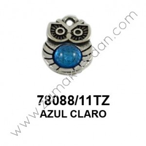 PENDANT OWL    BLUE