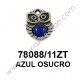 COLGANTE BUHO CON CRISTAL FUCSIA