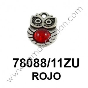 PENDANT OWL    RED