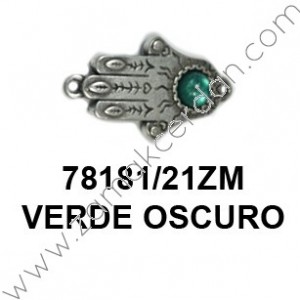 ENTREPIEZA MANO DE FÁTIMA RESINA VERDE OSCURO