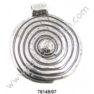 COLGANTE MEDALLÓN ESPIRAL