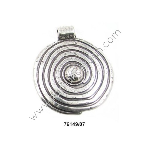 COLGANTE MEDALLÓN ESPIRAL