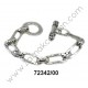 PULSERA COMPLETA ESLABONES MARTILLADOS
