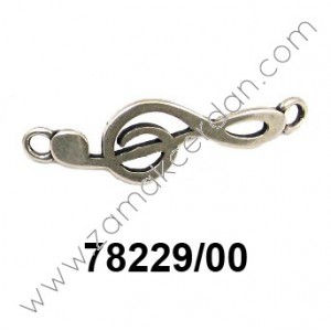 CONECTOR GRANDE CLAVE DE SOL - NOTA MUSICAL