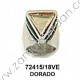 ANILLO TRIANGULO SWAROVSKI AZUL CLARO