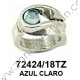 ANILLO RESINA VERDE CLARO