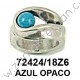 ANILLO RESINA VERDE CLARO