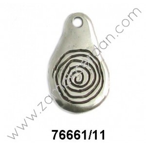 COLGANTE ALARGADO CON ESPIRAL