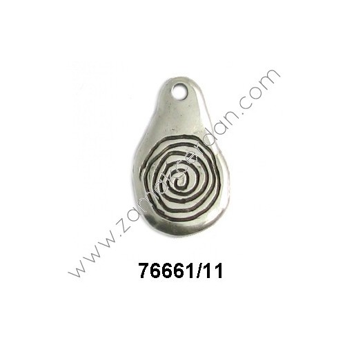 COLGANTE ALARGADO CON ESPIRAL