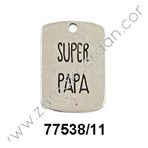 COLGANTE CHAPA "SUPER PAPÁ"