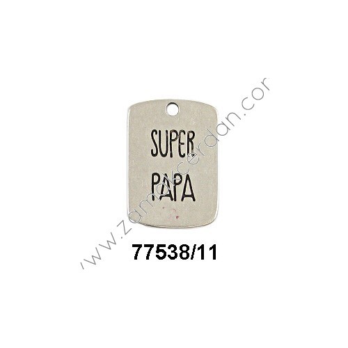 COLGANTE CHAPA "SUPER PAPÁ"