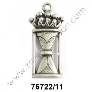 COLGANTE RELOJ DE ARENA/CORONA