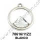 COLGANTE REDONDO CON SWAROVSKI BLANCO