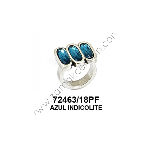 ANILLO LEBÉLULA SWAROVSKI AZUL CLARO