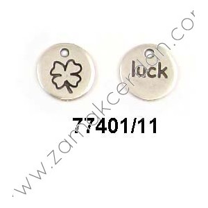 COLGANTE REDONDO TRÉBOL "LUCK"