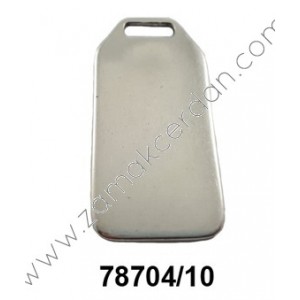 COLGANTE CHAPA RECTANGULAR LISA