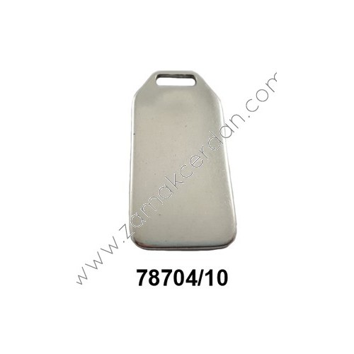 COLGANTE CHAPA RECTANGULAR LISA