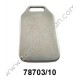 COLGANTE CHAPA RECTANGULAR LISA
