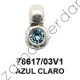COLGANTE SWAROVSKI AZUL CLARO