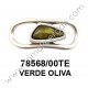 ENTREPIEZA OVALADA RESINA VERDE