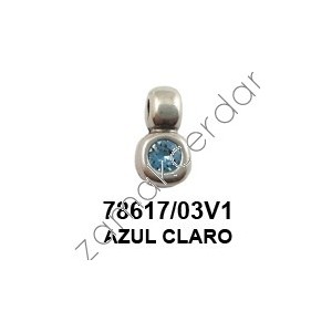 COLGANTE SWAROVSKI AZUL CLARO