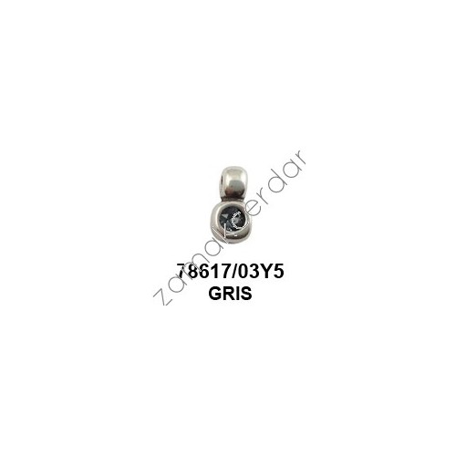 COLGANTE SWAROVSKI GRIS OSCURO