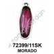 COLGANTE OVALADO CON PIEDRA MORADO