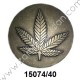 HEBILLA CHAPÓN HOJA MARIHUANA PASE 40