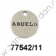 COLGANTE CHAPA REDONDA "ABUELO"