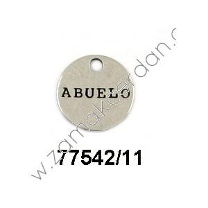 COLGANTE CHAPA REDONDA "ABUELO"